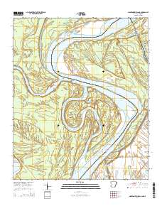 Montgomery Island 2014 topographic map thumbnail