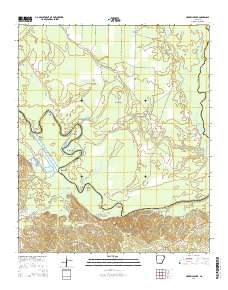 Harrell Brake 2014 topographic map thumbnail