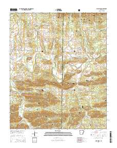 Pine Ridge 2014 topographic map thumbnail