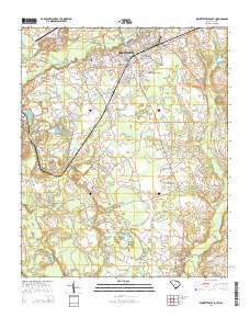 Bennettsville South 2014 topographic map thumbnail