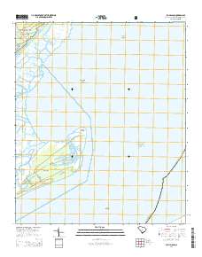 Bull Island 2014 topographic map thumbnail