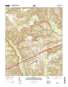Aiken NW 2014 topographic map thumbnail