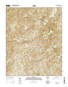 Dacusville 2014 topographic map thumbnail