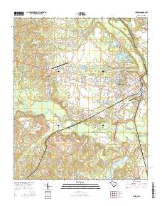 Cheraw 2014 topographic map thumbnail