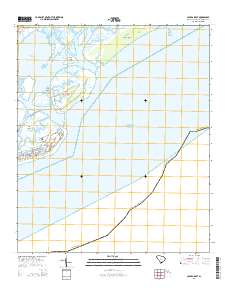 Capers Inlet 2014 topographic map thumbnail