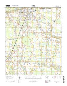 Hartsville South 2014 topographic map thumbnail