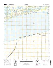 Kiawah Island 2014 topographic map thumbnail