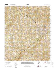 Honea Path 2014 topographic map thumbnail