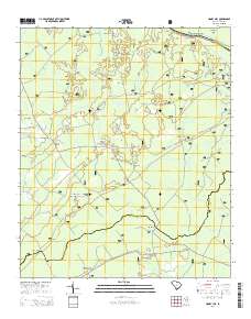 Honey Hill 2014 topographic map thumbnail