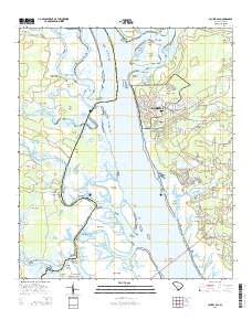 Laurel Bay 2014 topographic map thumbnail