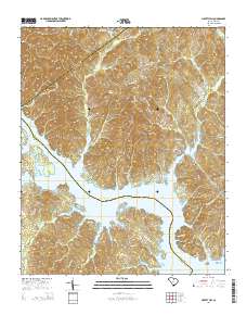 Liberty Hill 2014 topographic map thumbnail