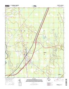 Hardeeville 2014 topographic map thumbnail