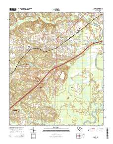 Lugoff 2014 topographic map thumbnail
