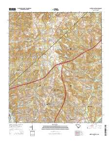 North Augusta 2014 topographic map thumbnail