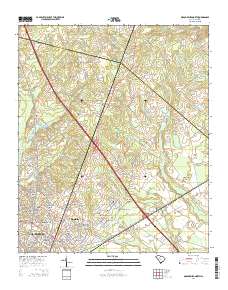 Orangeburg North 2014 topographic map thumbnail