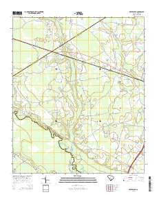 Reevesville 2014 topographic map thumbnail