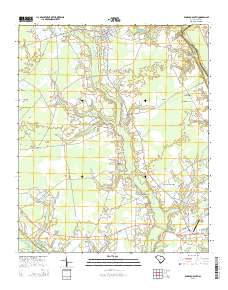 Pamplico South 2014 topographic map thumbnail