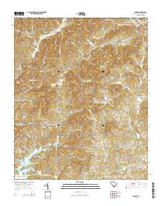 Sunset 2014 topographic map thumbnail