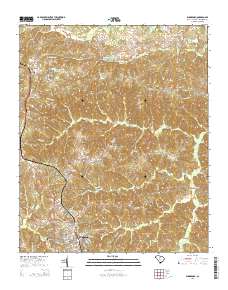 Winnsboro 2014 topographic map thumbnail