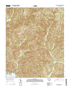 White Oak Creek 2014 topographic map thumbnail