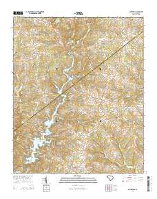Antreville 2014 topographic map thumbnail