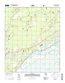 Awendaw 2014 topographic map thumbnail