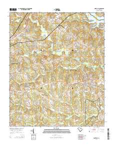 Ninety Six 2014 topographic map thumbnail