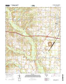 Bishopville West 2014 topographic map thumbnail