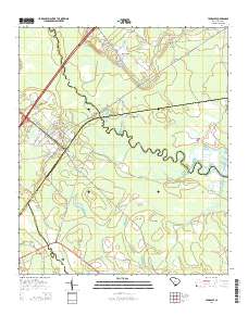 Yemassee 2014 topographic map thumbnail
