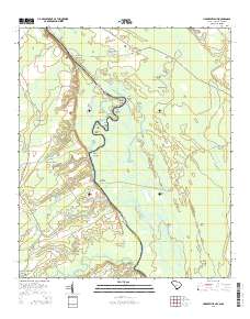 Hardeeville NW 2014 topographic map thumbnail