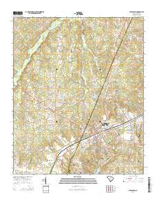 Batesburg 2014 topographic map thumbnail