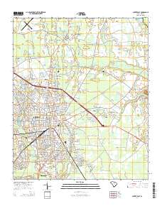 Sumter East 2014 topographic map thumbnail