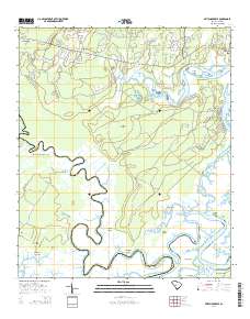 Pritchardville 2014 topographic map thumbnail