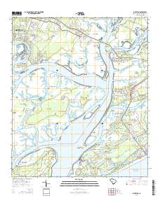 Bluffton 2014 topographic map thumbnail