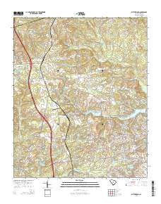 Blythewood 2014 topographic map thumbnail