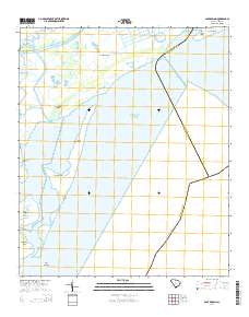 Cape Romain 2014 topographic map thumbnail