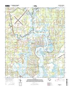 Beaufort 2014 topographic map thumbnail