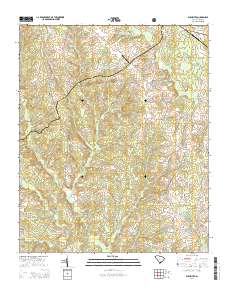 Bush River 2014 topographic map thumbnail