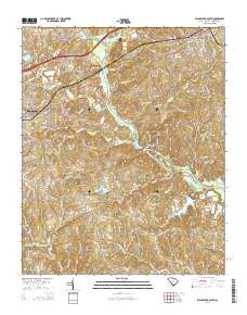 Blacksburg South 2014 topographic map preview