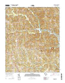 Cokesbury 2014 topographic map thumbnail