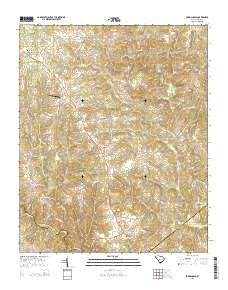 Fork Shoals 2014 topographic map thumbnail