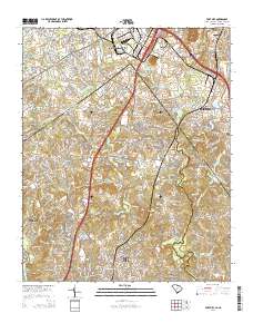 Fort Mill 2014 topographic map thumbnail