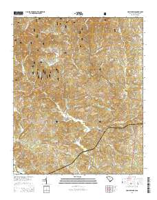 Holly Springs 2014 topographic map thumbnail