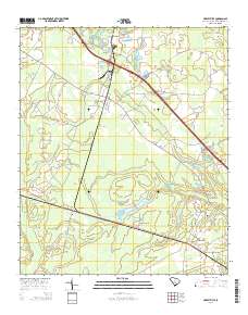 Harleyville 2014 topographic map thumbnail