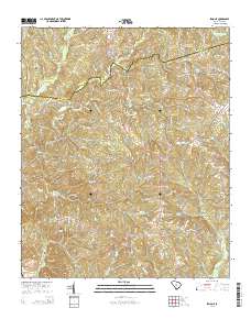 Irmo NE 2014 topographic map thumbnail