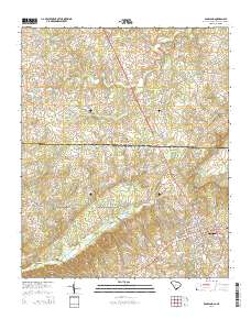 Pageland 2014 topographic map thumbnail
