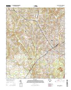 Rock Hill West 2014 topographic map thumbnail