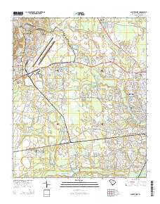 Sumter West 2014 topographic map thumbnail