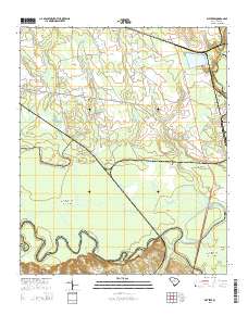 Wateree 2014 topographic map thumbnail