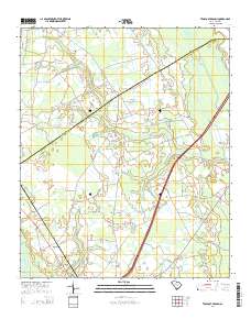 Tearcoat Branch 2014 topographic map thumbnail